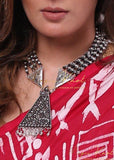 Exclusive German silver neckpiece - Satkahon Studio