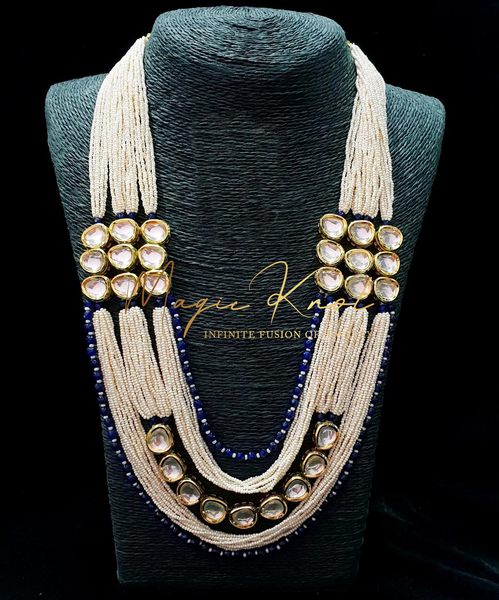 White puti with kundan festive collection - Satkahon Studio