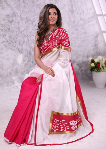 Designer Silk Saree 1802 - Satkahon Studio