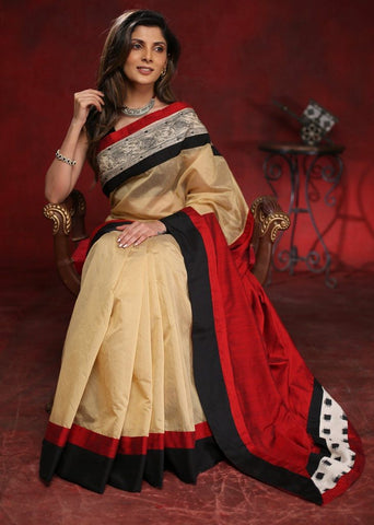 Designer Silk Saree 1804 - Satkahon Studio