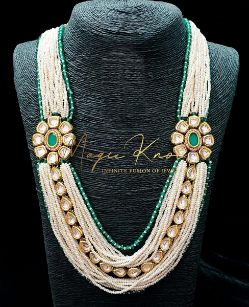White puti with kundan festive collection - Satkahon Studio