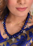Exclusive beaded necklace with leaf designs - Satkahon Studio