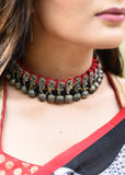 Exclusive German Silver closed neck neklace - Satkahon Studio